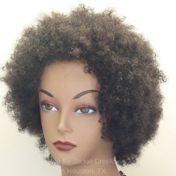 Designer Wigs-13*4 Lace Front Afro Kinky Curly 12 Inch